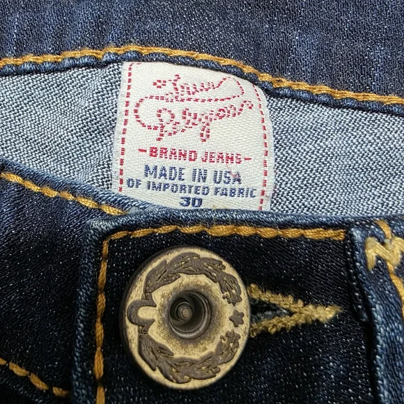 Vintage True Religion Ricky T bootcut Flare Size 30 Made in USA - Picture 6 of 16